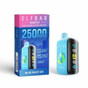 Elf Bar Raya D3 Blue Razz ICE Mind  25000 | Vape Shop Delhi