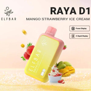 ELF BAR RAYA D1  Mango Strawberry Ice Cream | Vape Shop Delhi