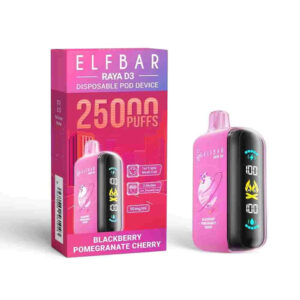 Elf Bar Raya D3 Blackberry Pomegranate Cherry  25000 | Vape Shop Delhi