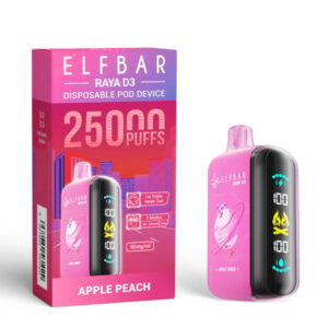 Elf Bar Raya D3 Apple peach  25000 | Vape Shop Delhi
