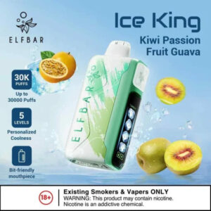 Elf Bar Ice King  Kiwi Passion Fruit Guava  30K | Vape Shop Delhi