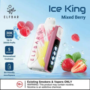Elf Bar Ice King  Mixed Berries  30K | Vape Shop Delhi