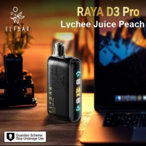 Elf Bar Raya D3 Pro 30K  Lychee Juicy Peach | Vape Shop Delhi
