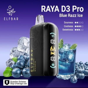 Elf Bar Raya D3 Pro 30K Blue Razz Ice | Vape Shop Delhi