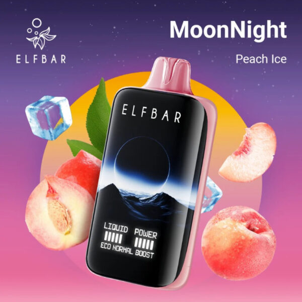 Elf Bar Moon Night 40K  Peach Ice | Vape Shop Delhi