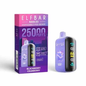Elf Bar Raya D3 Blackberry cranberry  25000 | Vape Shop Delhi