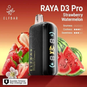 Elf Bar Raya D3 Pro  Strawberry Watermelon | Vape Shop Delhi