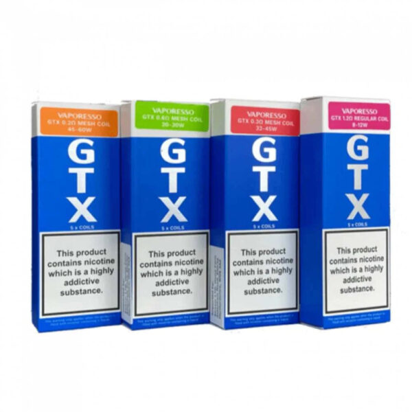 Vaporesso GTX Replacement Coil Series (5-Pack) | Vape Shop Delhi
