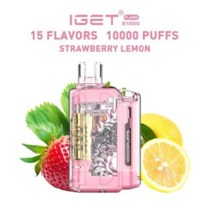 45.jpg IGET FLARE B10000 Strawberry Lemon | Vape Shop Delhi