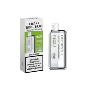 Funky Republic Fi3000  Apple Watermelon (3000 Puffs) | Vape Shop Delhi
