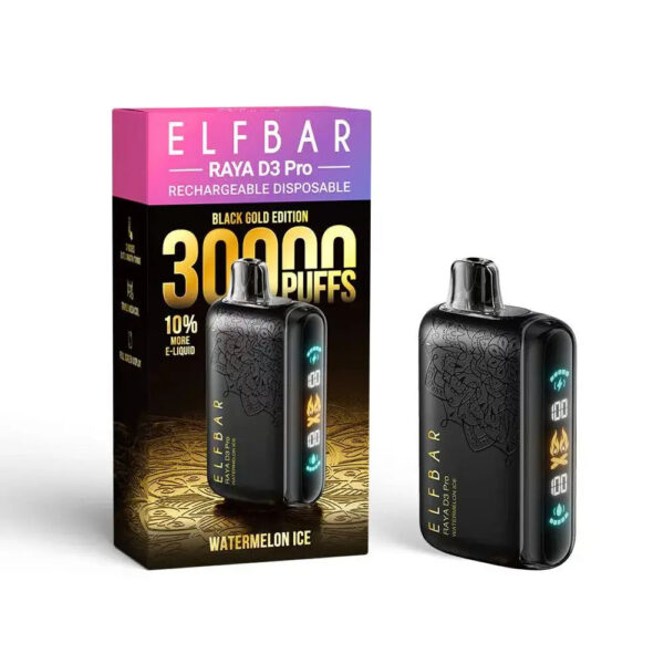 Elf Bar Raya D3 Pro 30 K  Watermelon Ice | Vape Shop Delhi