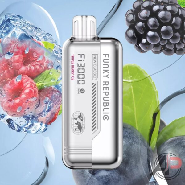 Funky Republic Fi3000  Triple Berry Ice | Vape Shop Delhi