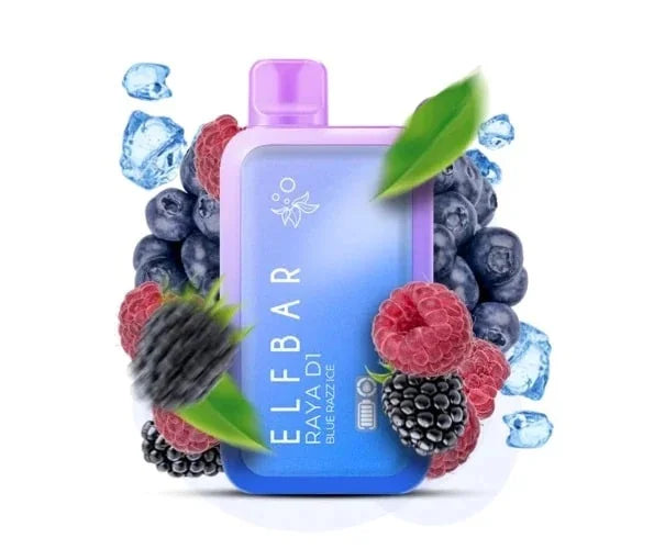 Elfbar Raya D1  Blue Razz Ice | Vape Shop Delhi