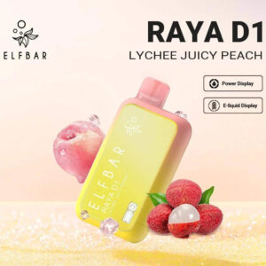 ELF BAR RAYA D1  Lychee Juicy Peach | Vape Shop Delhi