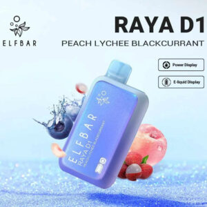 ELF BAR RAYA D1  Peach Lychee Blackcurrant | Vape Shop Delhi